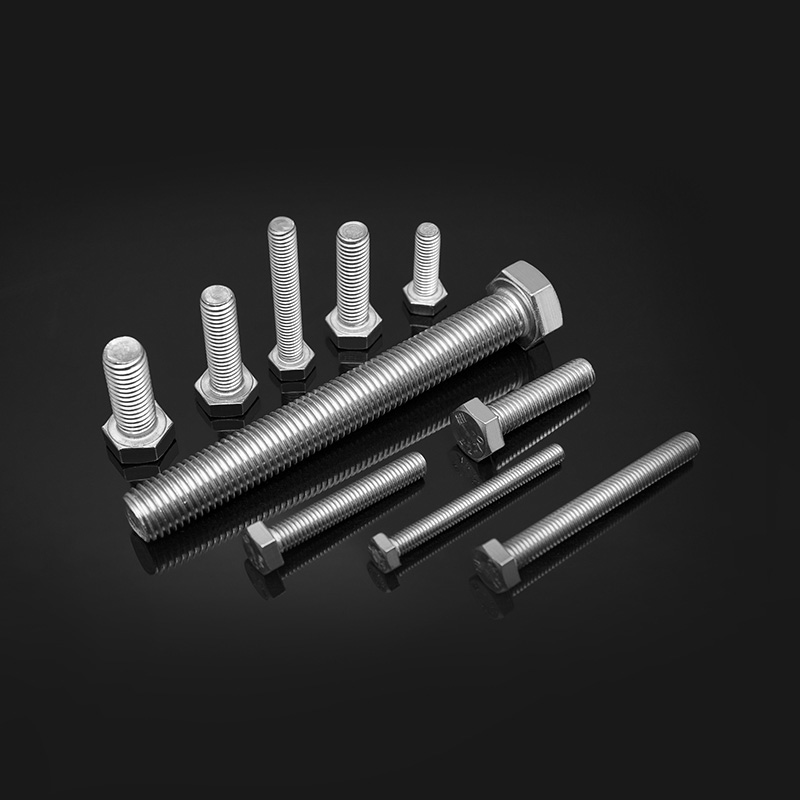 Skrutky so šesťhrannou hlavou DIN 933 s plným závitom