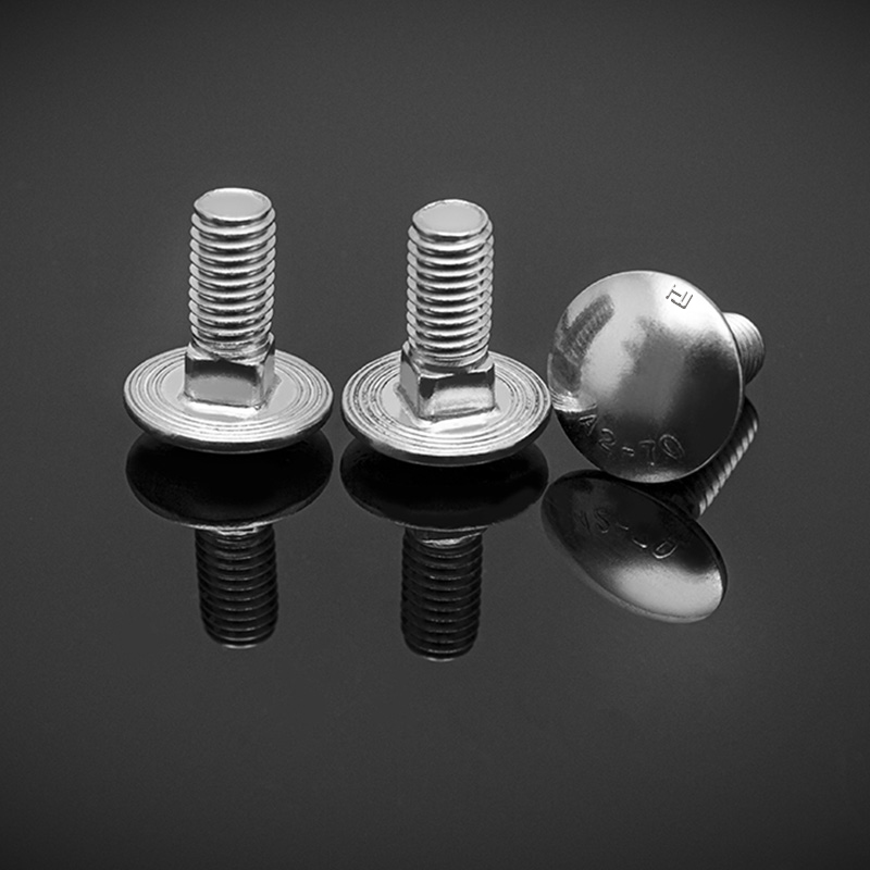 DIN603 Štvorhranné skrutky s hríbovou hlavou z nehrdzavejúcej ocele